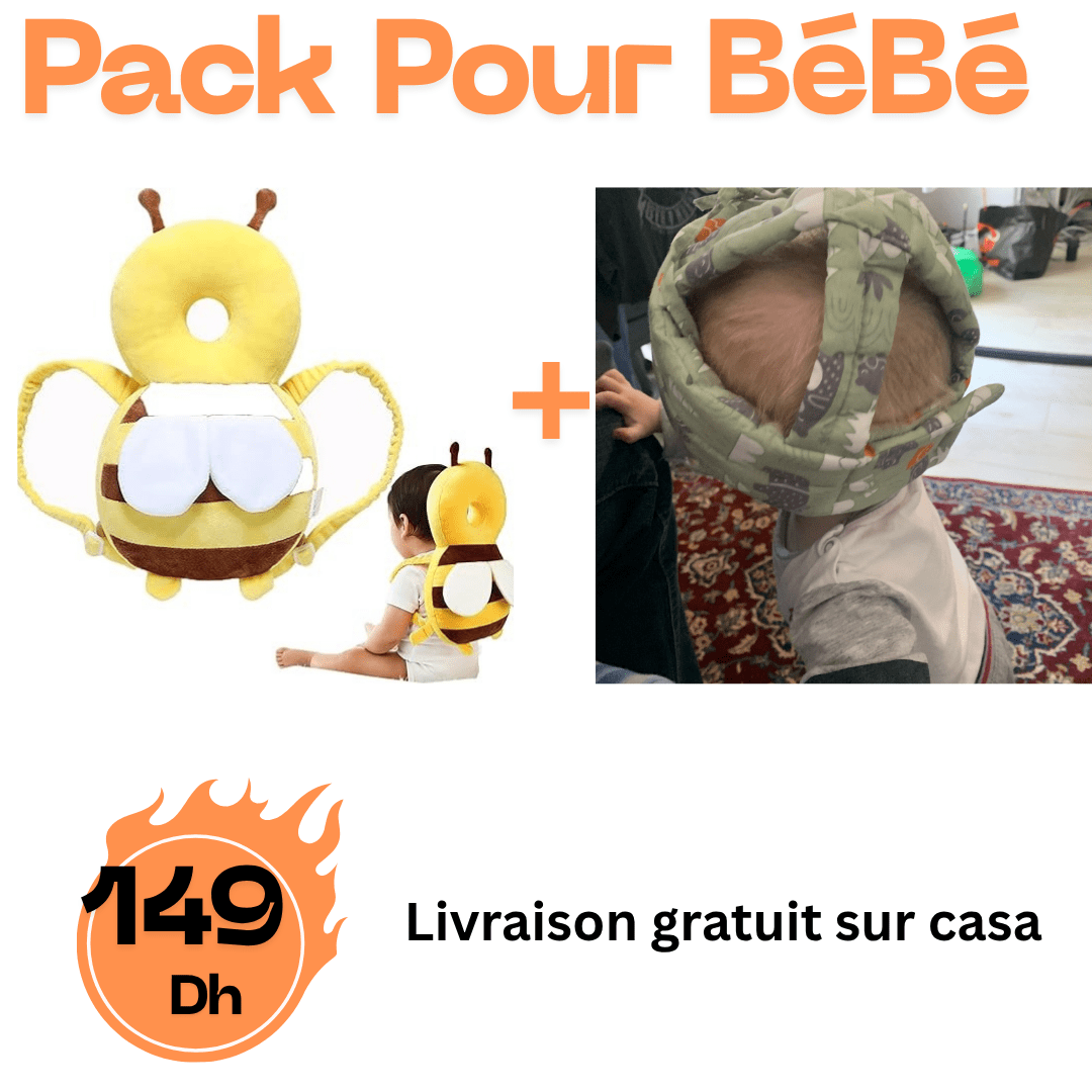 Pack Duo Sécurité : Casque de Protection et Sac à Dos Anti-Chute Abeille