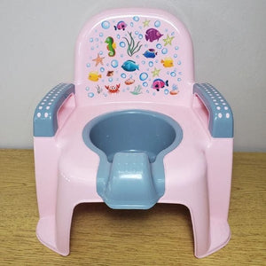 Pot de Toilette Bébé – Stable avec Poignée Antidérapante & Dossier Confort