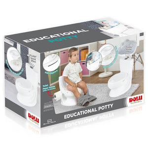 Pot Éducatif Dolu – Avec Effets Sonores & Porte-Papier Intégré 🚽