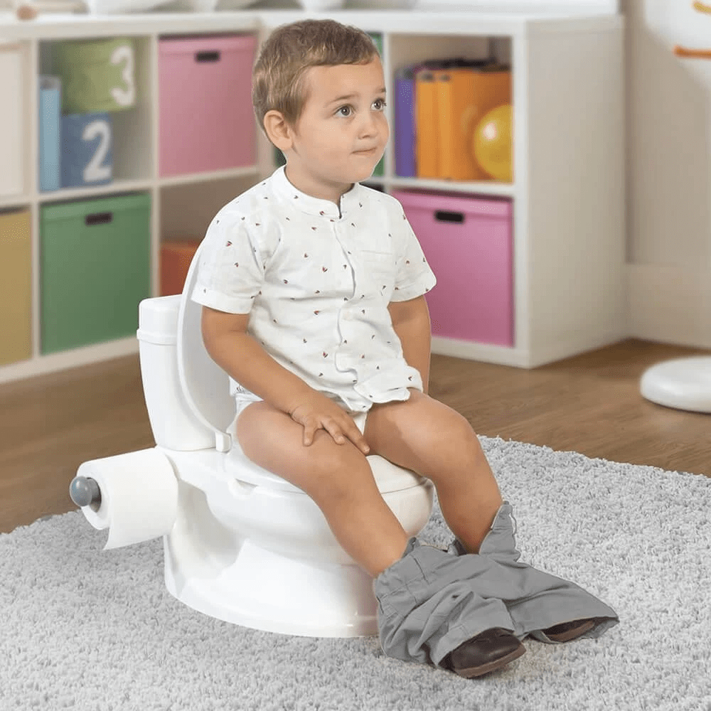 Pot Éducatif Dolu – Avec Effets Sonores & Porte-Papier Intégré 🚽