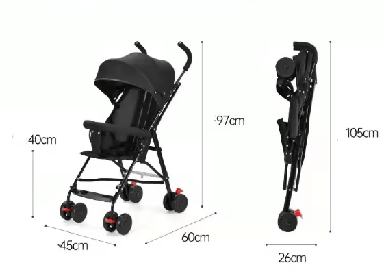 Poussette pliable ultra-légère  pour Bébé