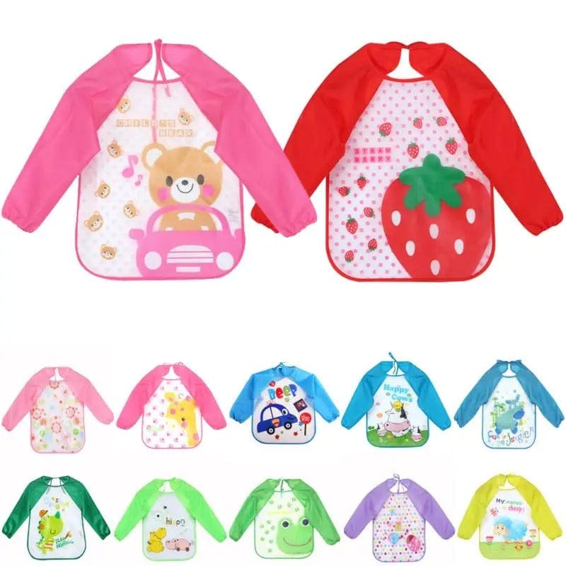 Alimentation Bavoir imperméable à manches longues offer Produit_bebe_maroc