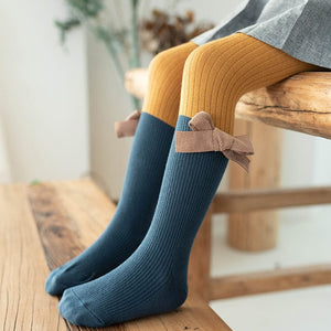 Collants Coton Fille (Model 1) Produit_bebe_maroc M  ( 3 ANS > 5 ANS) / Motard Bleu