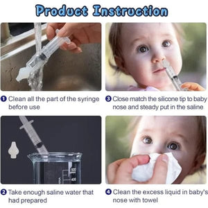Sécurité et protection Seringue  Mouche Bébé Nasale  - Lot de 2 pièces Produit_bebe_maroc