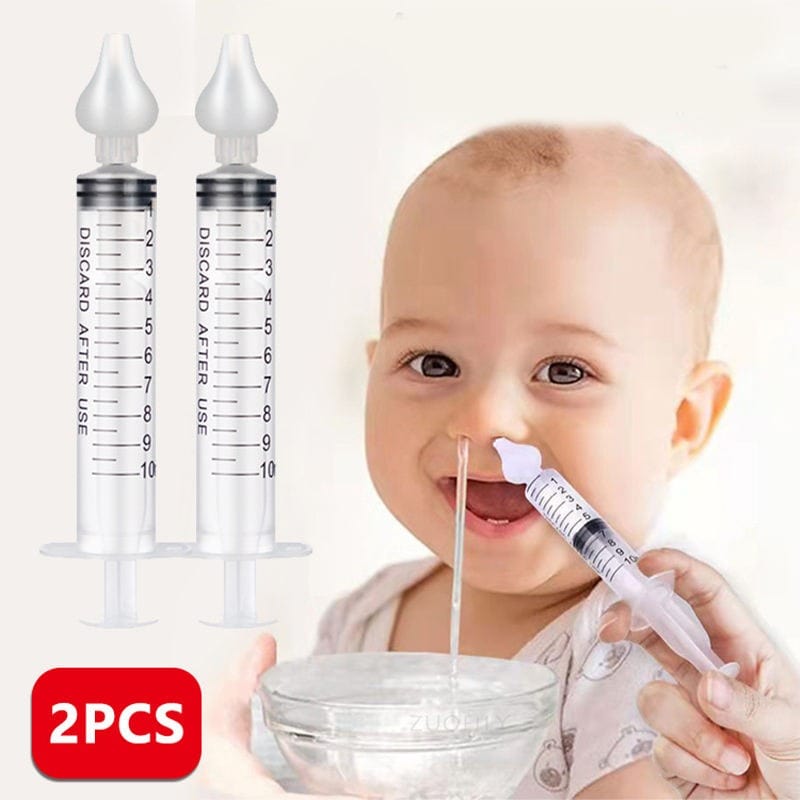 Sécurité et protection Seringue  Mouche Bébé Nasale  - Lot de 2 pièces Produit_bebe_maroc