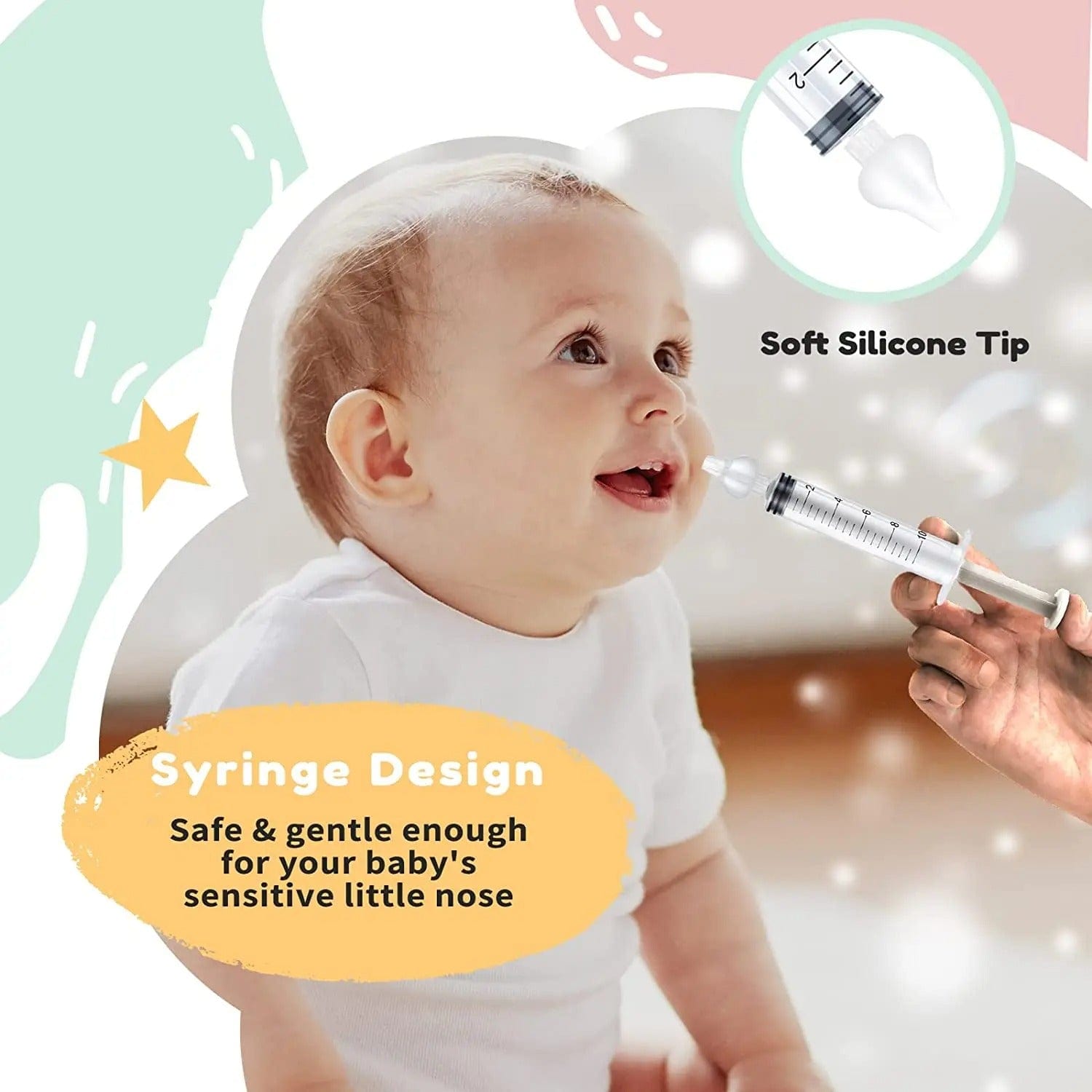 Sécurité et protection Seringue  Mouche Bébé Nasale  - Lot de 2 pièces Produit_bebe_maroc