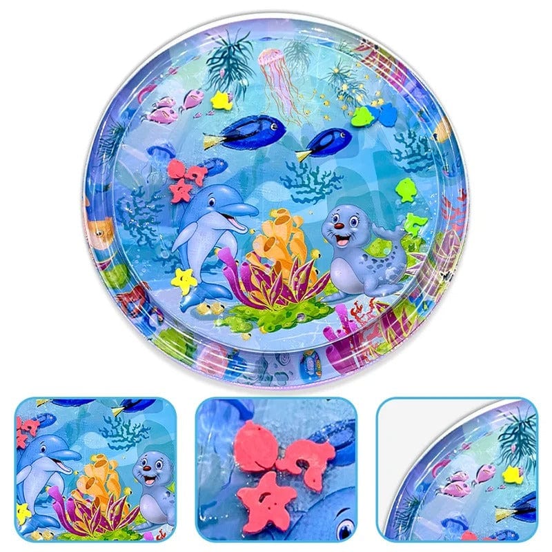 Tapis de jeu aquatique Sous une forme circulaire pour bébé 64cm Produit_bebe_maroc