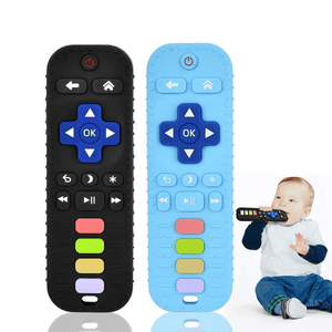 Anneau de Dentition Télécommande en Silicone avec Boutons Numériques Jouet de Dentition Produit_bebe_maroc