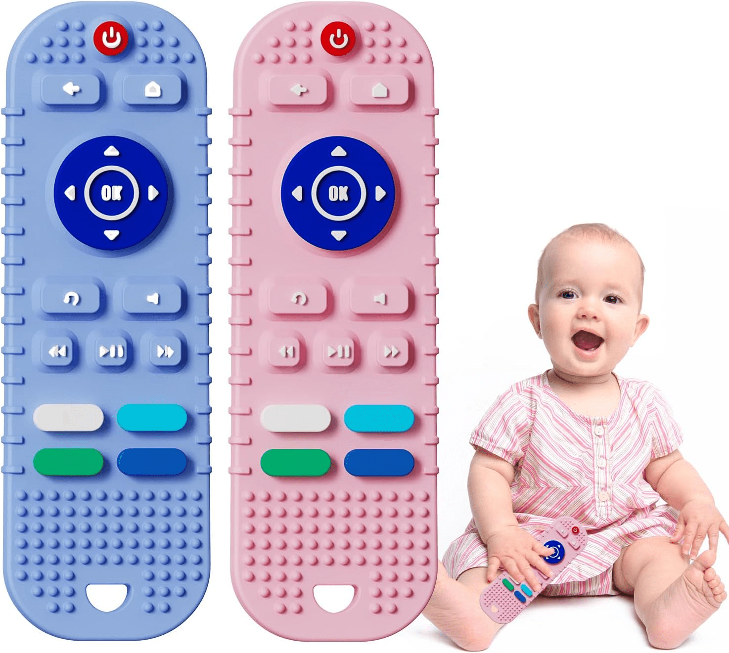 Jeux & jouets Télécommande Jouets De Dentition En Silicone Pour bébé Produit_bebe_maroc