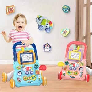 Trotteur Trotteur Multifonctionnel Avec Conception Anti-renversement, Aide À L'apprentissage Du Nouveau-né À La Marche Produit_bebe_maroc