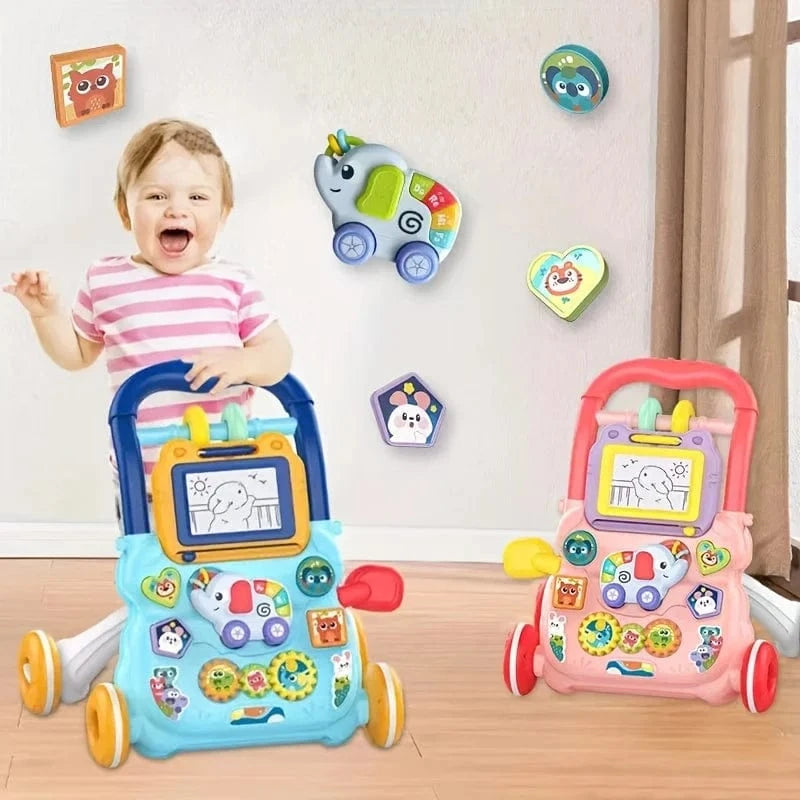 Trotteur Trotteur Multifonctionnel Avec Conception Anti-renversement, Aide À L'apprentissage Du Nouveau-né À La Marche Produit_bebe_maroc