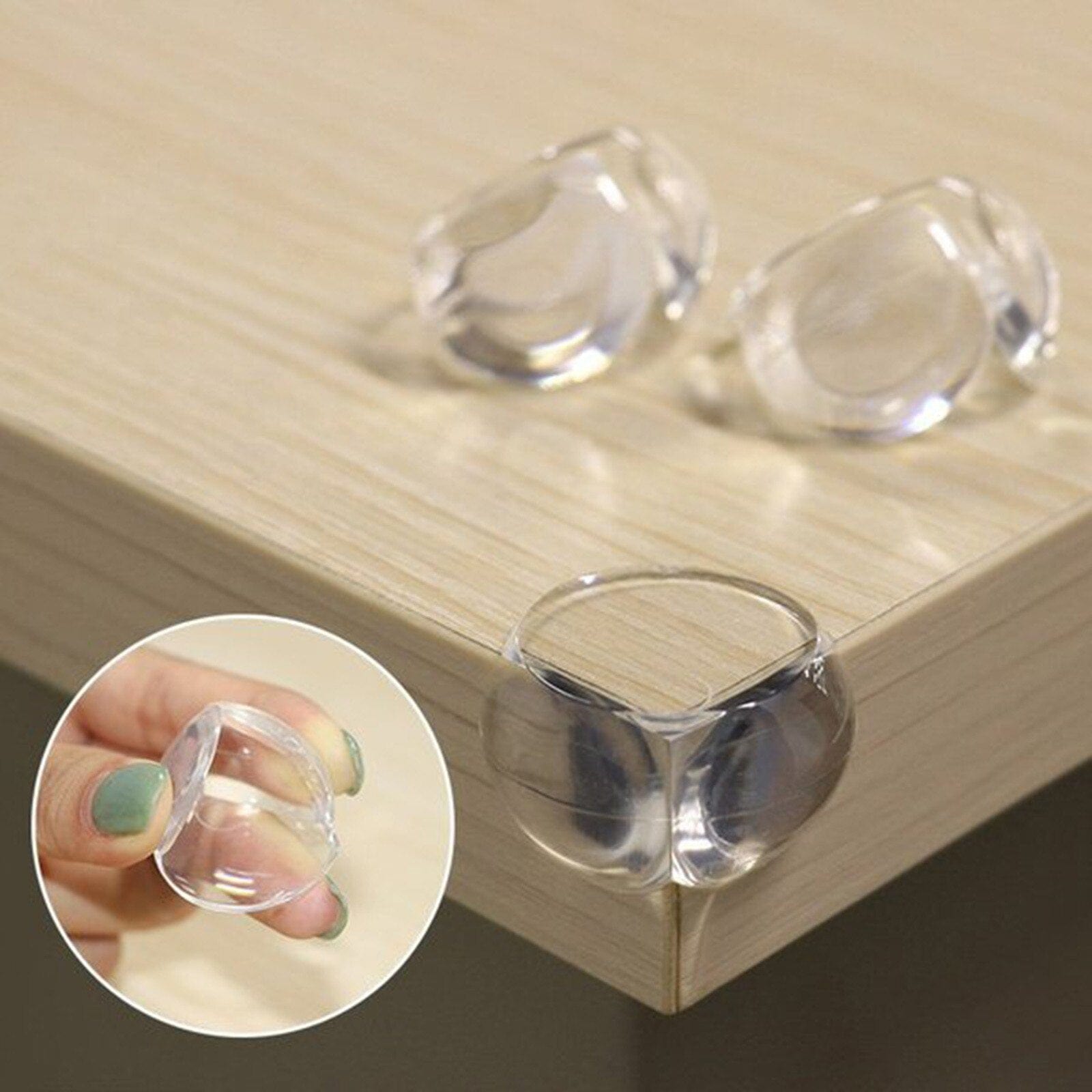 Protection Coins Silicone Angle de Table Meuble 4 PCS - Ref002