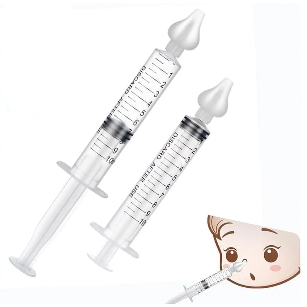 Seringue  Mouche Bébé Nasale  - Lot de 2 pièces