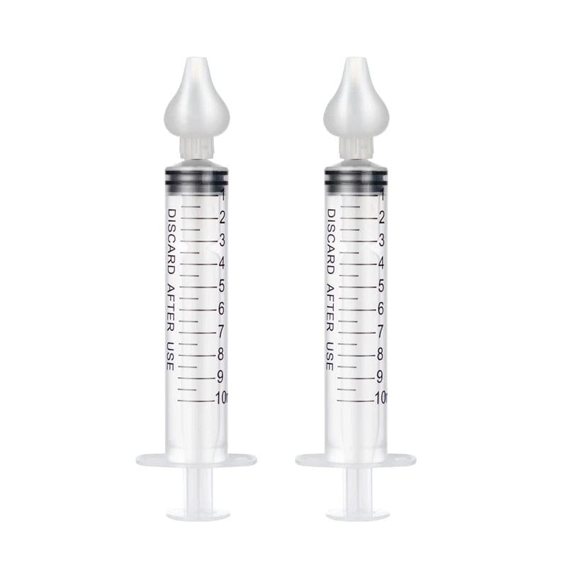 Seringue  Mouche Bébé Nasale  - Lot de 2 pièces