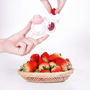 Sucette Grignoteuse Anneau d’Alimentation Fruits en Silicone