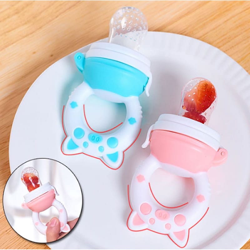 Sucette Grignoteuse Anneau d’Alimentation Fruits en Silicone