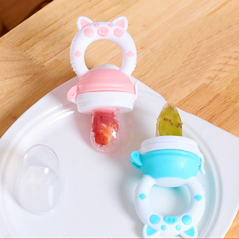 Sucette Grignoteuse Anneau d’Alimentation Fruits en Silicone