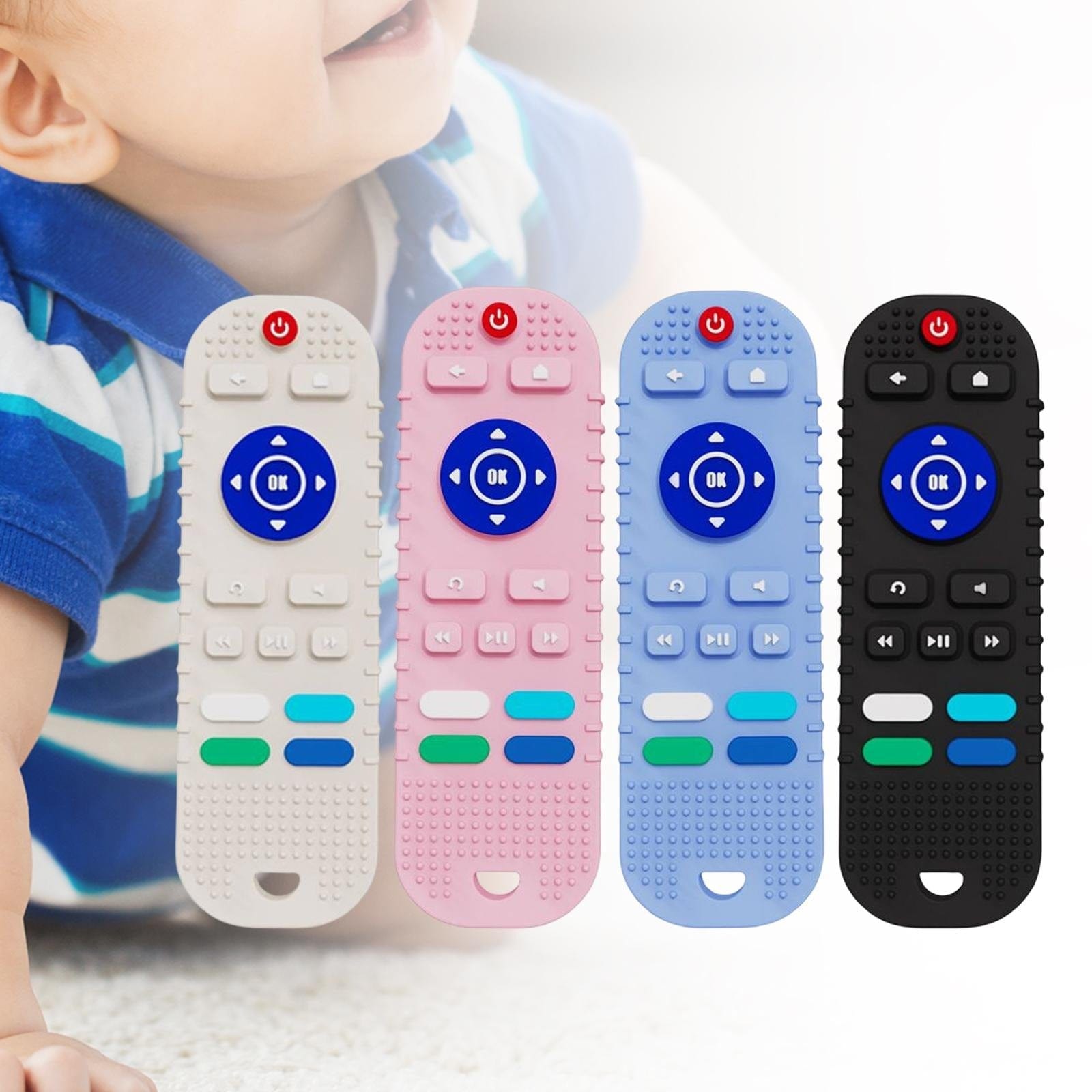 Télécommande Jouets De Dentition En Silicone Pour bébé