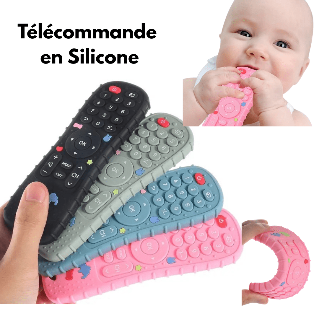 Télécommande silicone Jouet de dentition