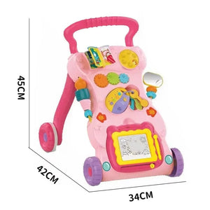 Trotteur bébé music Walker  Rose