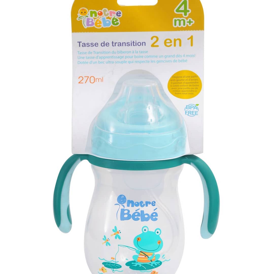 Tasse de transition 2 en 1  270ml - Bébé CuuuTe