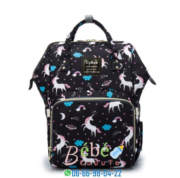 Sac à dos à langer Multicolore marque CYBEE - Bébé CuuuTe