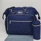 SAC À LANGER CHICCO 3 PIECES BLEU/VERT/ROUGE - Bébé CuuuTe