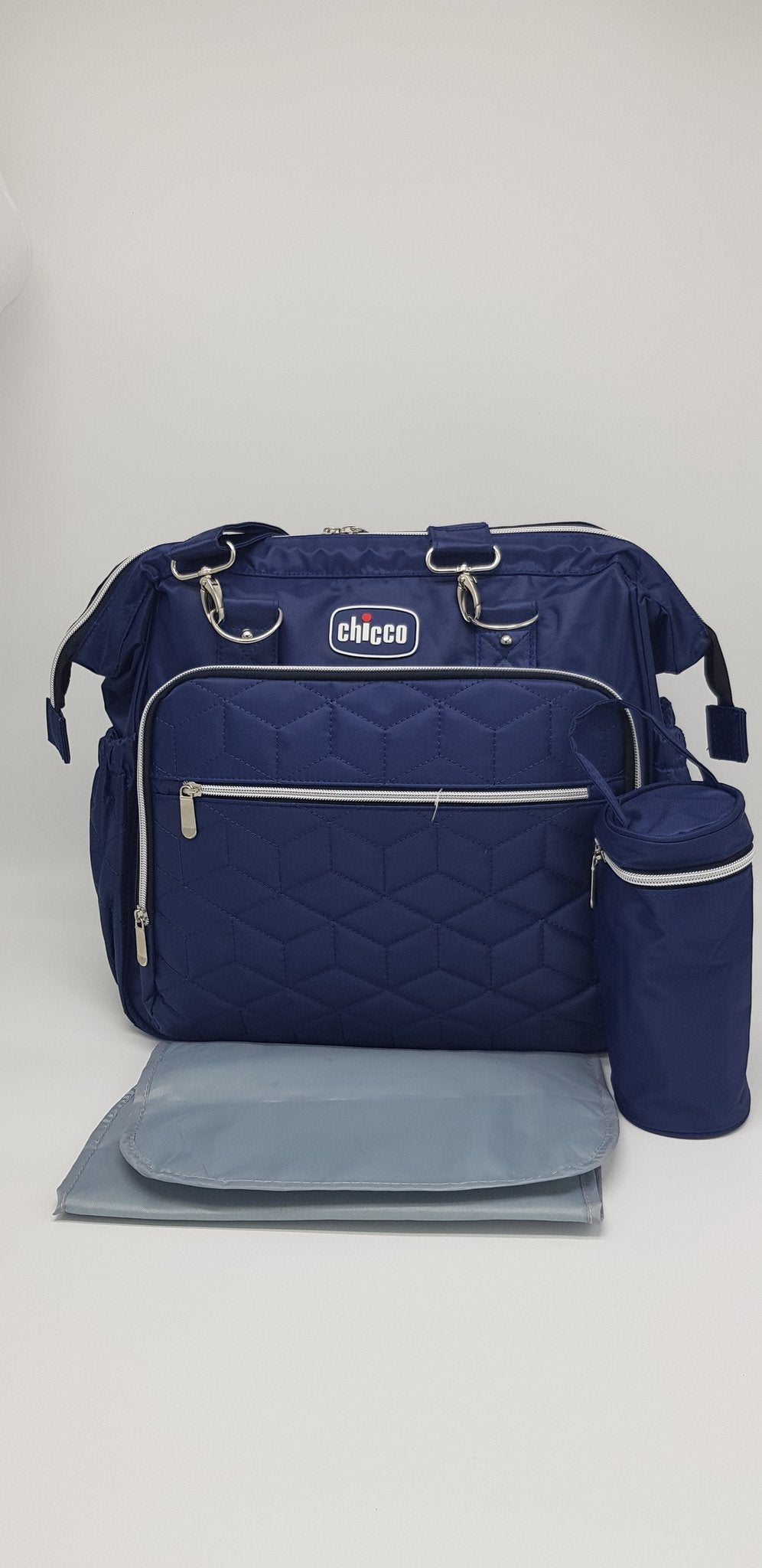 SAC À LANGER CHICCO 3 PIECES BLEU/VERT/ROUGE - Bébé CuuuTe