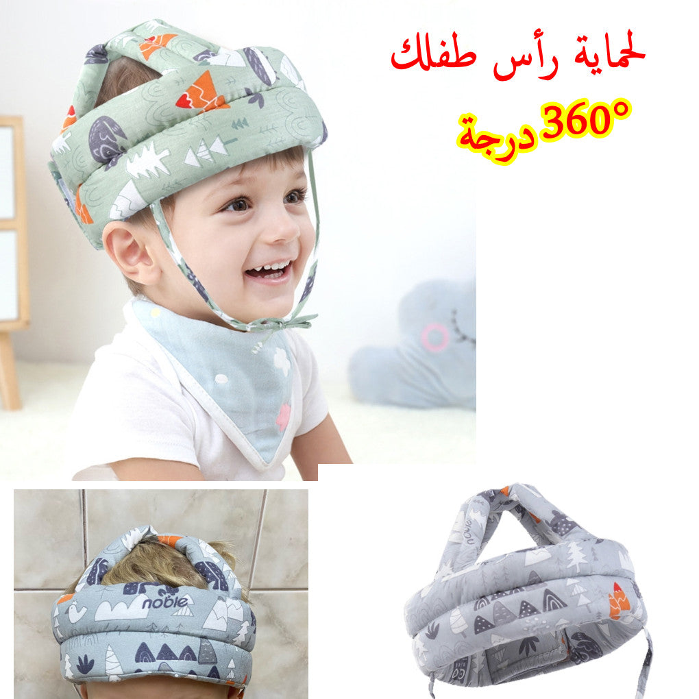 Protection bébé bébé Coton Protection de la tête Soft Hat
