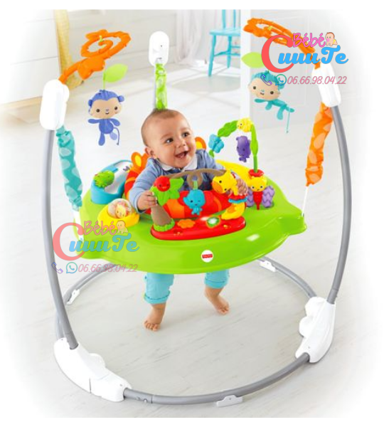 Jumperoo Jungle Sons Lumieres-Fisher Price – Bébé CuuuTe