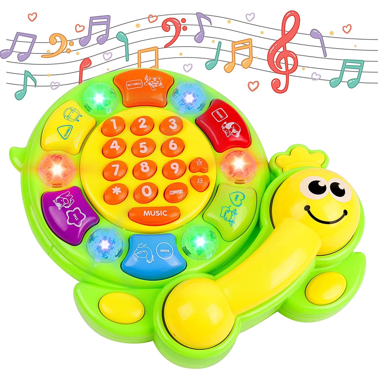 Téléphone avec jeux de lumière musical - Bébé CuuuTe