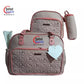 Pack Sac A Langer Bébé En Cuir 4 Pièces Beige - Bébé CuuuTe