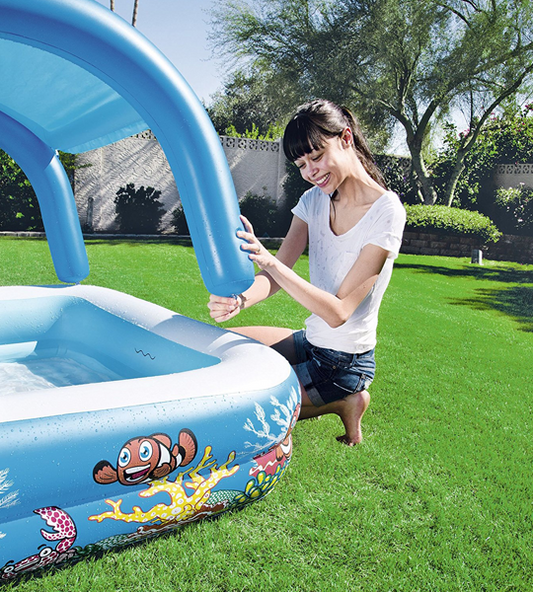 PISCINE A JEUX CANOPY-BESTWAY - Bébé CuuuTe