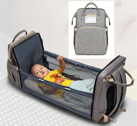 Sac À Dos À Langer Lit De Voyage Multifonctionnel Pour Bébé - Bébé CuuuTe