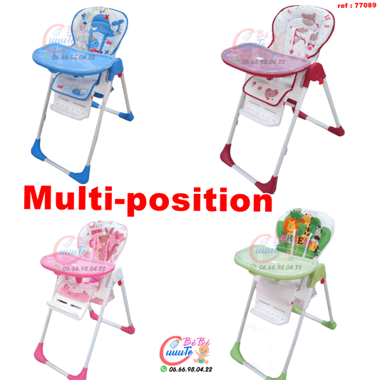 Chaise haute Multi-positions - Bébé CuuuTe