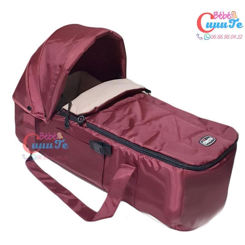 COUFFIN PORTABLE GRENAT– CHICCO - Bébé CuuuTe