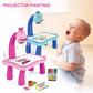 Table de dessin avec projecteur pour enfants