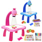 Table de dessin avec projecteur pour enfants