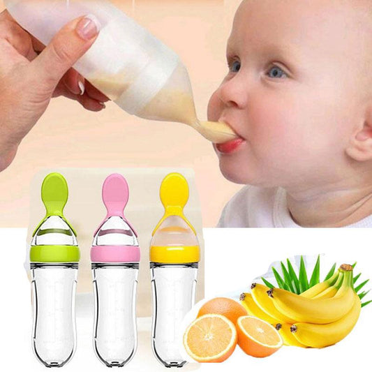 Silicone Biberon A Cuillère Transition De L’Alimentation - Bébé CuuuTe