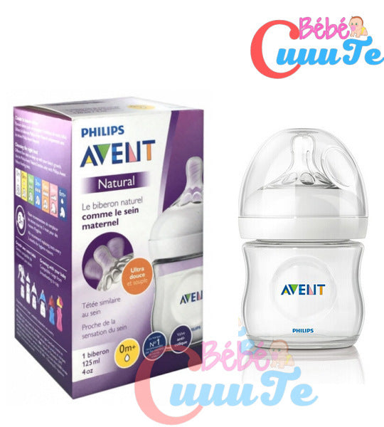 Biberon Natural 125ml/4oz-Avent - Bébé CuuuTe