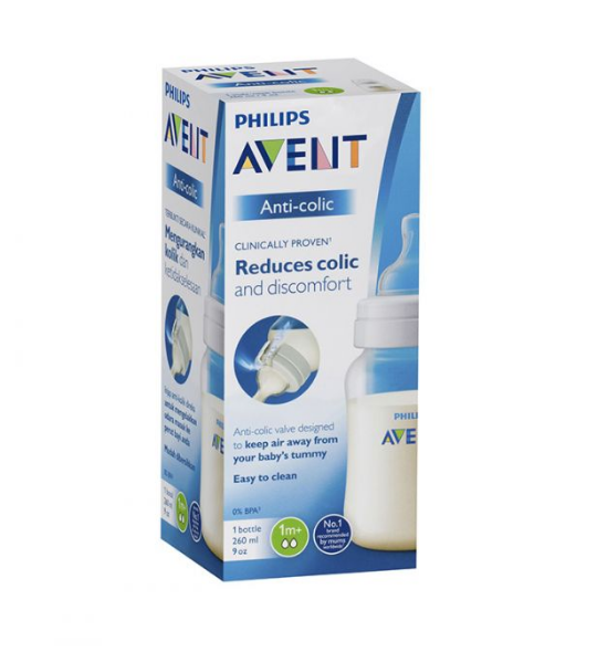 Biberon  Avent Anti-Colic 260 ml - Bébé CuuuTe