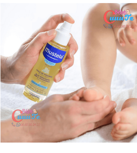 HUILE DE MASSAGE 100ML-MUSTELA - Bébé CuuuTe