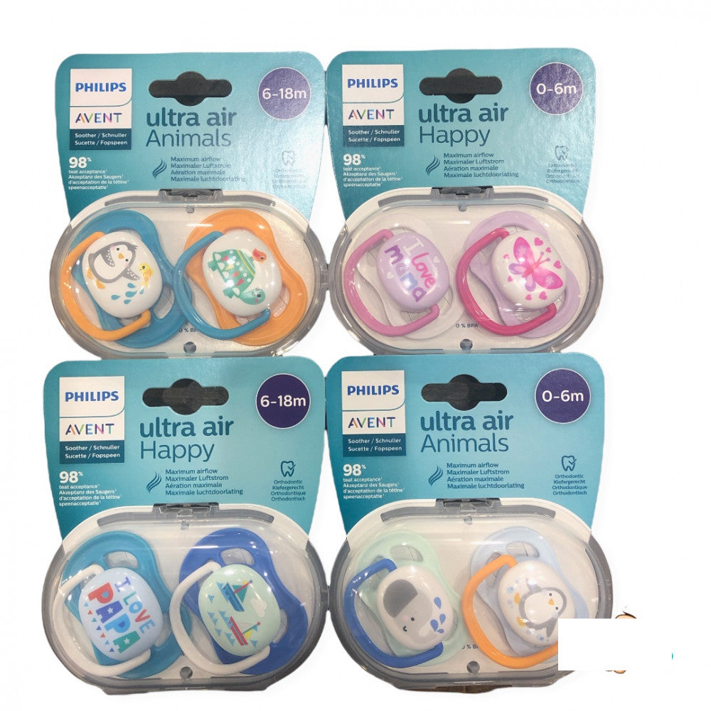 Avent Sucette ultra soft  0-6 MOIS - 6-18 MOIS