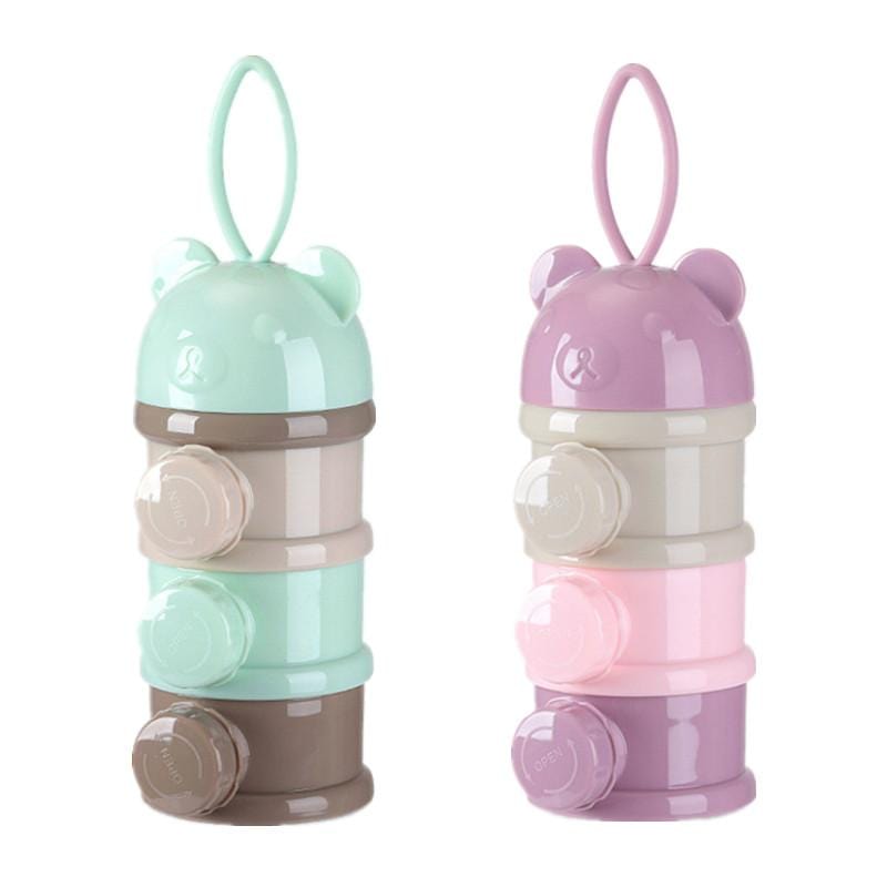 Boîte de rangement de nourriture pour bébé portable, 3  étages
