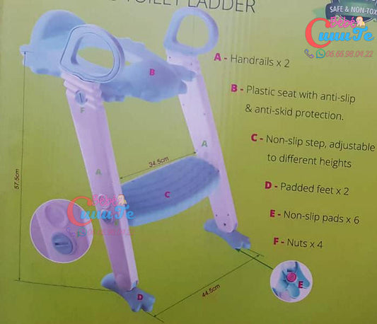 RÉDUCTEUR ÉCHELLE DE TOILETTE D’ENTRAÎNEMENT POUR BÉBÉ - Bébé CuuuTe