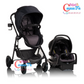 POUSSETTE PIVOT SAFEMAX +SIÈGE AUTO – EVENFLO - Bébé CuuuTe