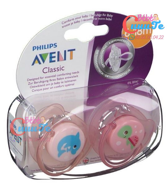 Philips AVENT Sucette Classique 0-6m sfc169/33