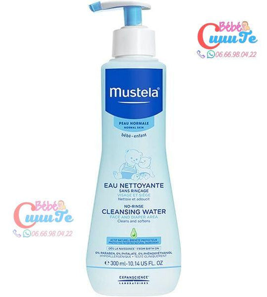 EAU NETTOYANTE SANS RINÇAGE 300ML-MUSTELA - Bébé CuuuTe