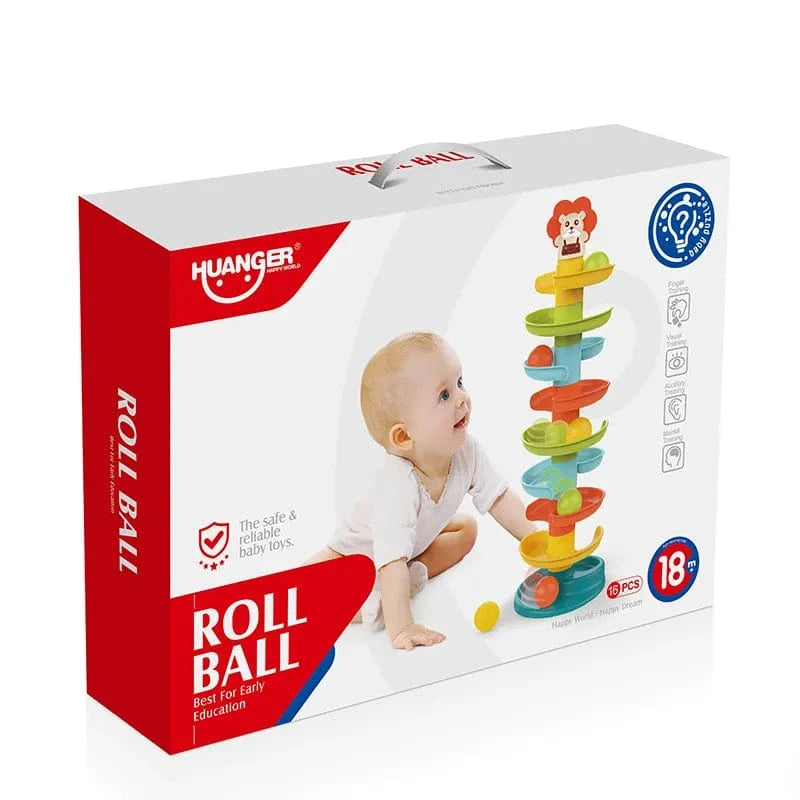 Jeu de roulement à billes pour bébé - Lion - 18mois+