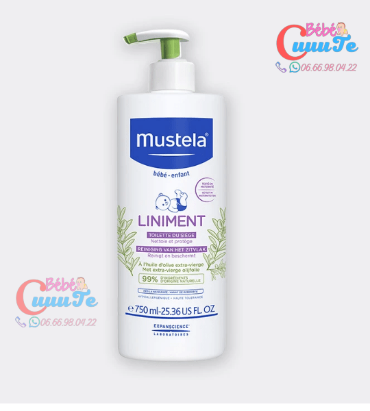 Liniment  Nettoie et protège  Mustela 400ml